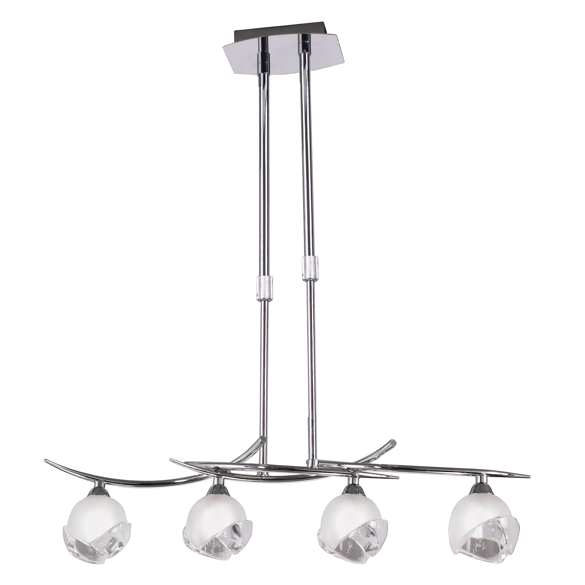 M0810  Fragma Linear Telescopic Pendant 4 Light